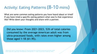 Comprehensive Nutrition and Healthy Eating Patterns for Disease ...