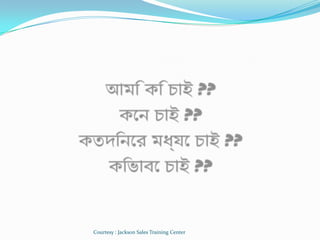 Courtesy : Jackson Sales Training Center
 