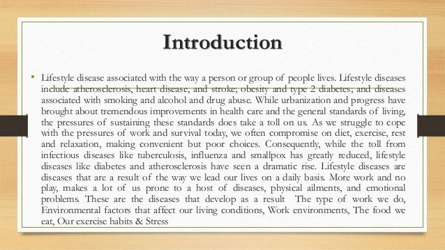 Lifestyle diseases ppt(harish)