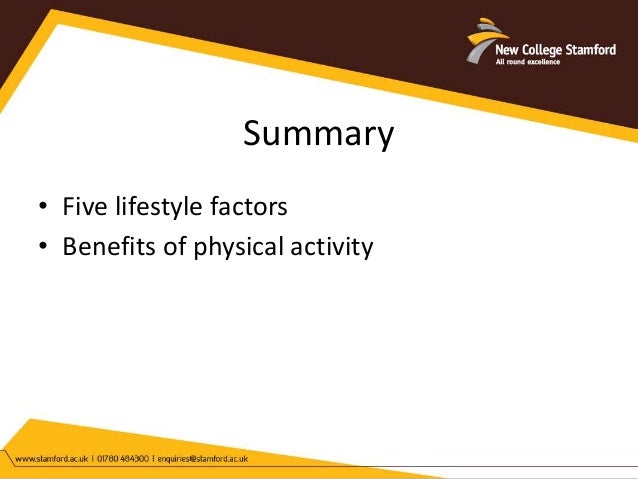 Lifestyle factors
