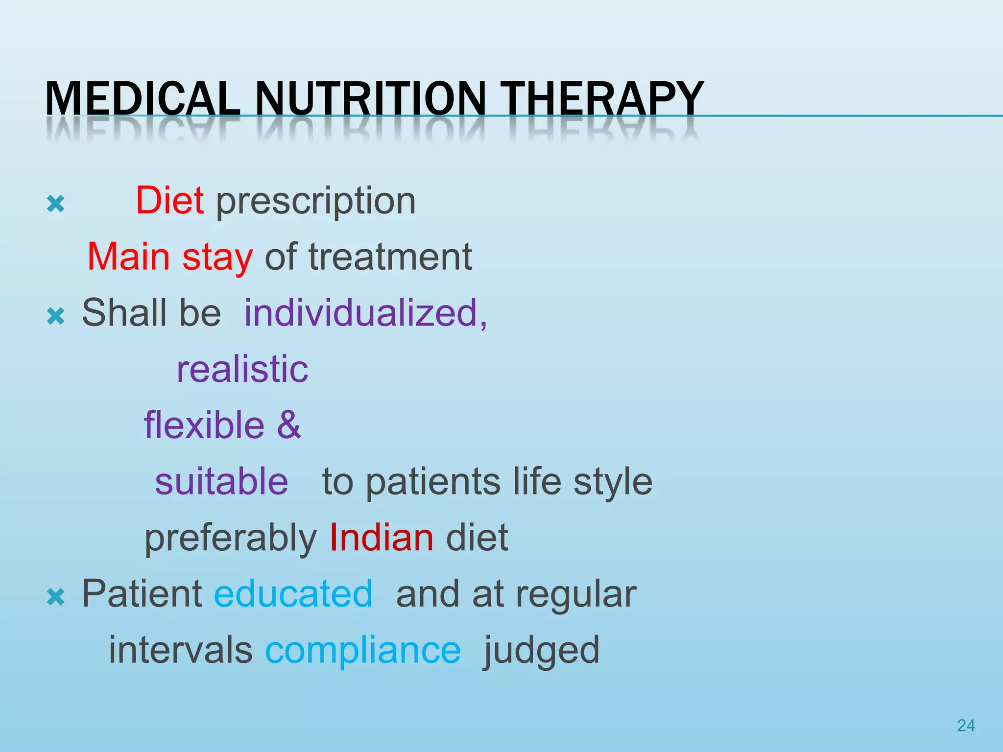 Life style modifications in Diabetes | PPTX