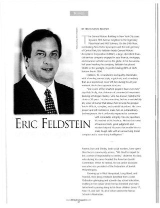 Lifestyles Magazine Article - Eric Feldstein
