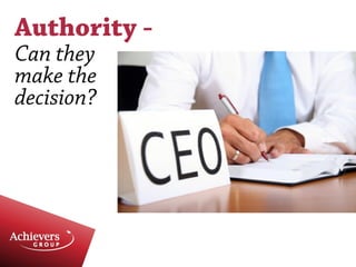 Lifestyle tradie sales presentation 