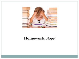 Homework: Nope!
 