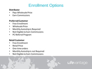 Enrollment Options
 