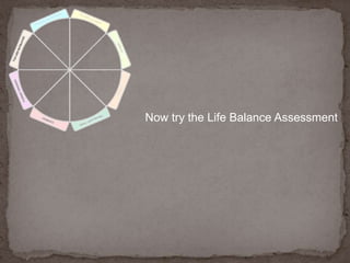 Now try the Life Balance Assessment