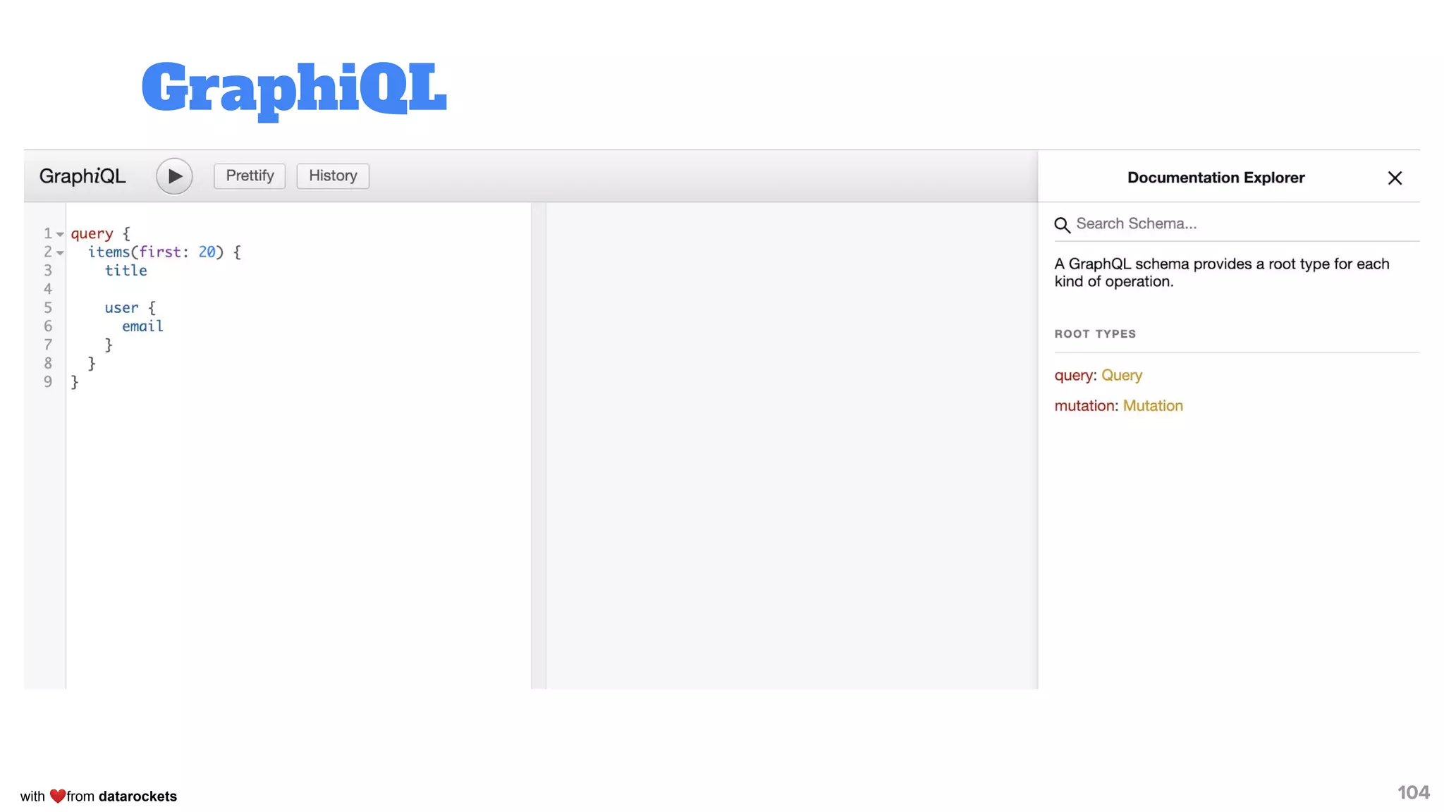 with ❤from datarockets
GraphiQL
104
 