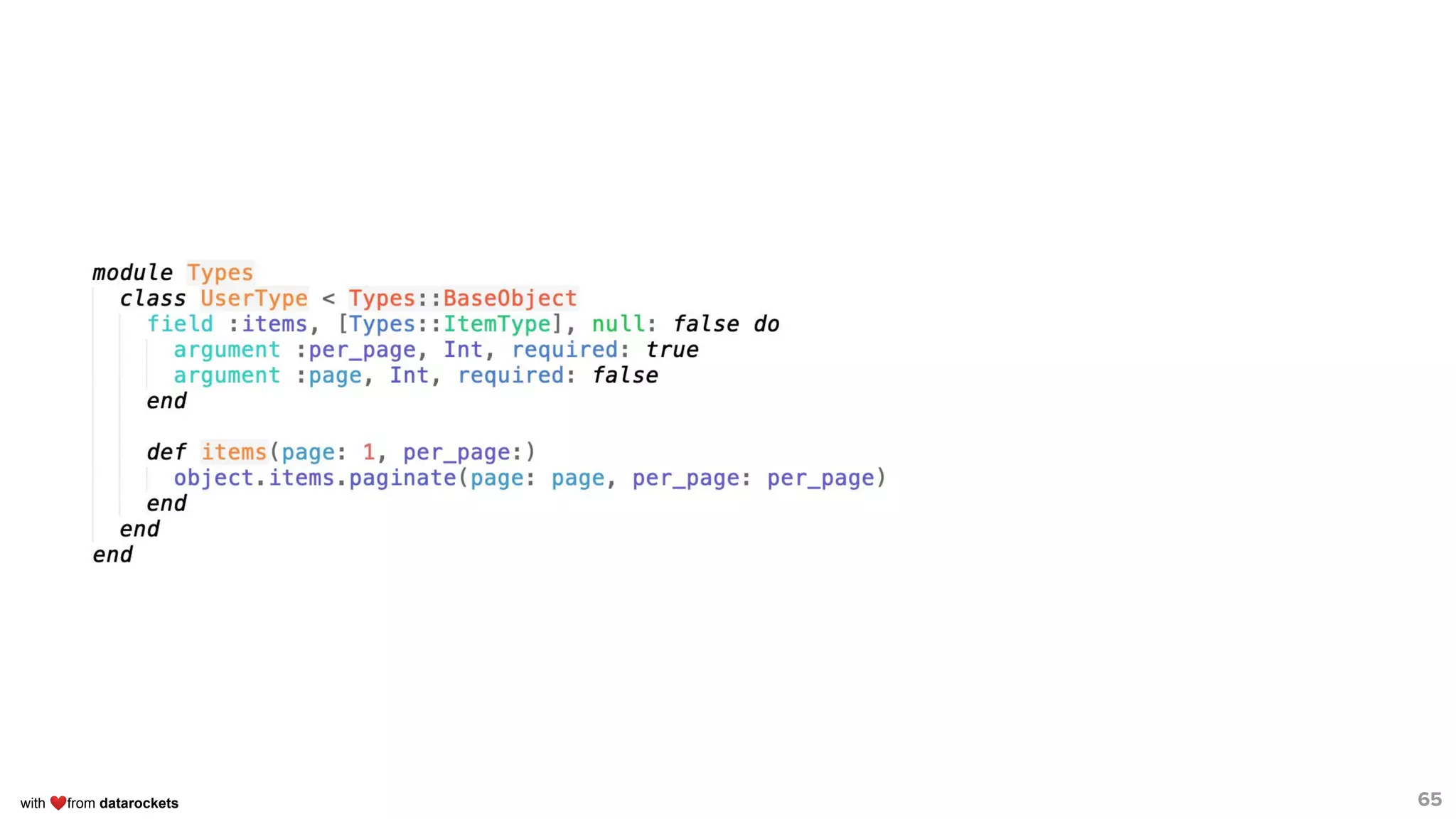 with ❤from datarockets 65
 