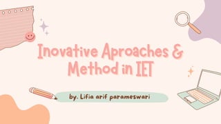 Innovative Approaches and Methods in Integrated English Teaching | PDF