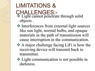 Lifi(light fidelity) | PPTX