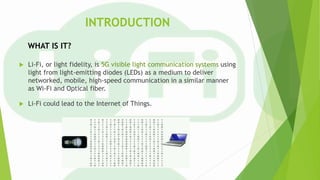 Li-Fi – Light Fidelity (Animated) | PPTX