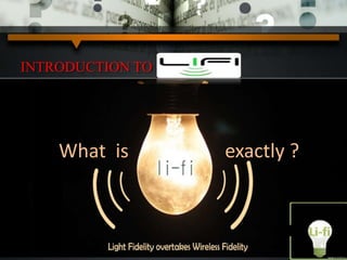 Li fi technology | PPTX
