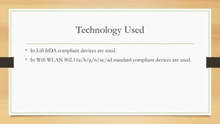 LiFi vs WiFi | PPTX