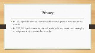 LiFi vs WiFi | PPTX