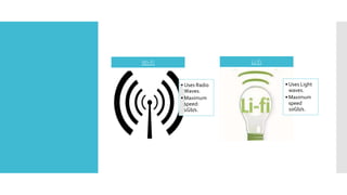 Li-Fi Vs. Wi-Fi (Light Fidelity Vs. Wireless Fiedlity) | PPTX