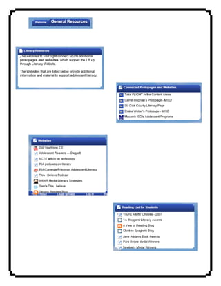 Lift Up Through Literacy Training Manuel
