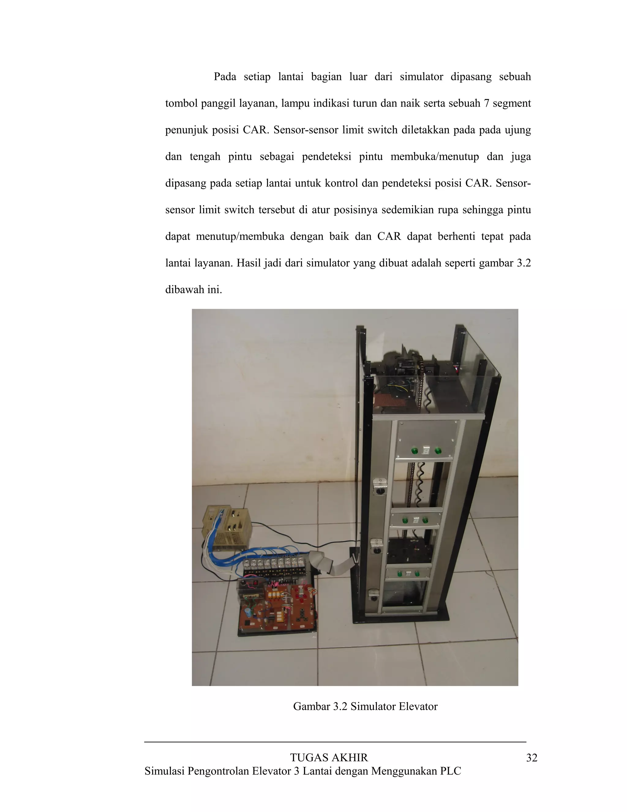 Lift 3 lantai plc | PDF