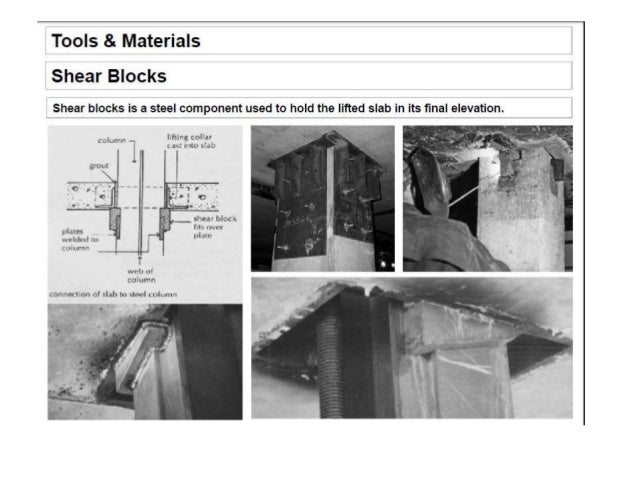 lift slab construction method pdf