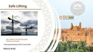 Comprehensive Safe Lifting Practices and Crane Operation Training for ...