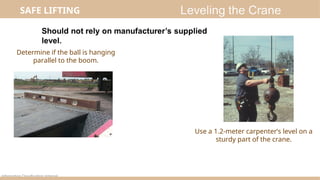Comprehensive Safe Lifting Practices and Crane Operation Training for ...