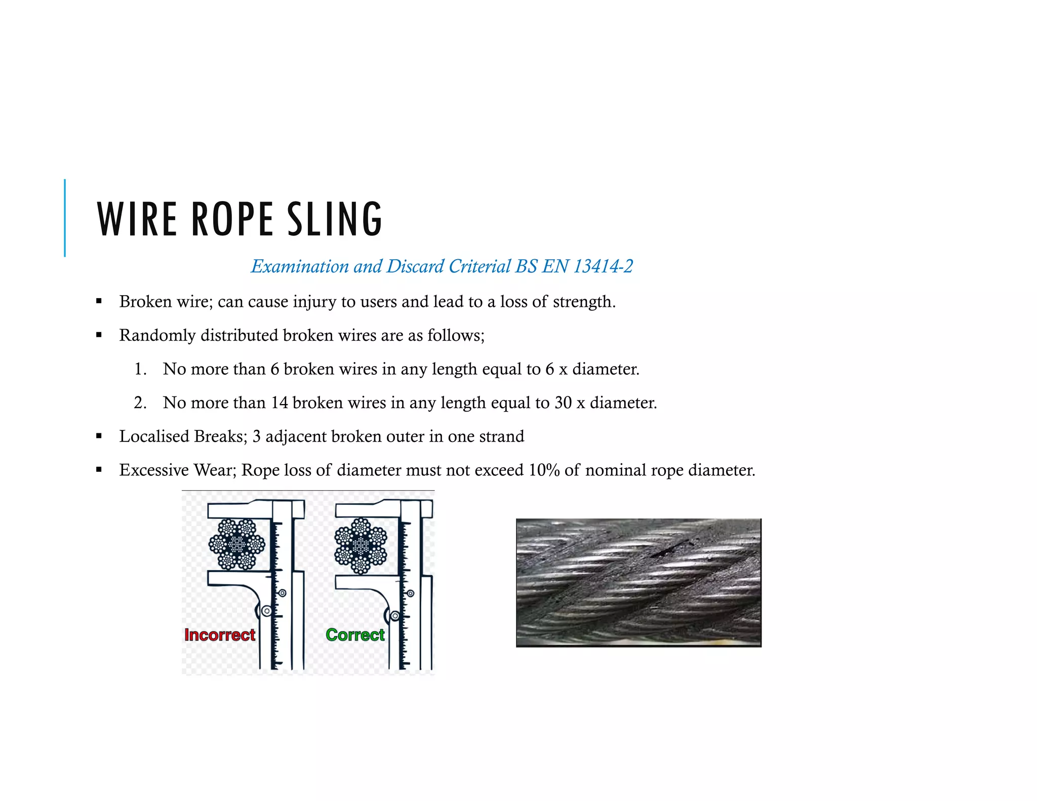Lifting accessories Inspection | PDF