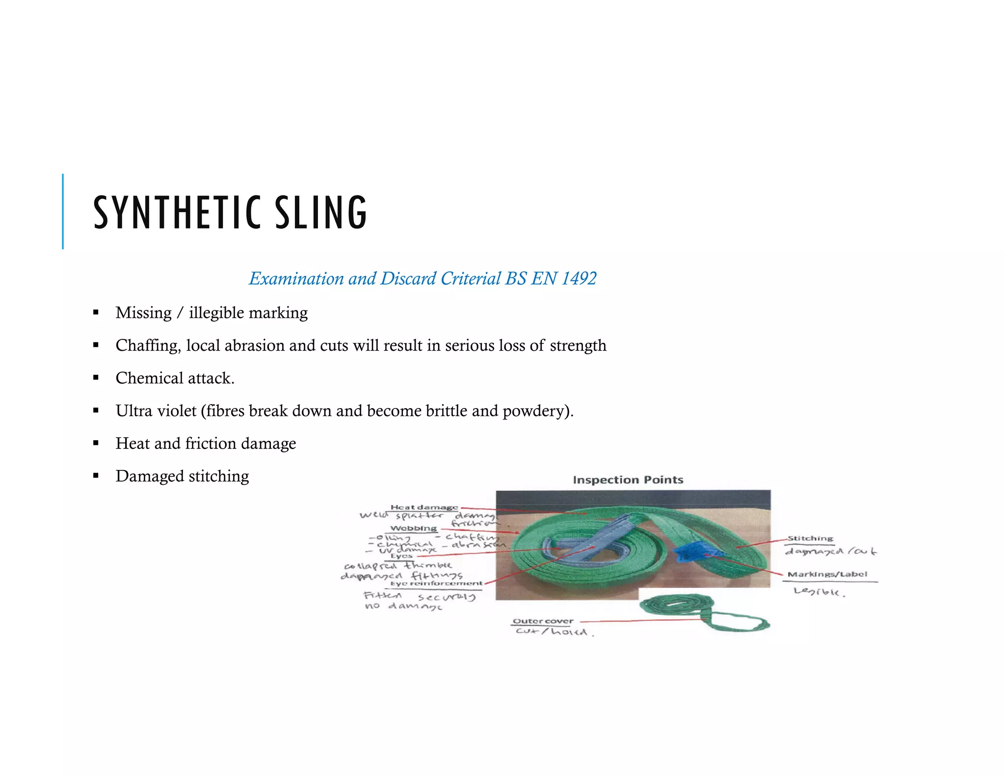 Lifting accessories Inspection | PDF