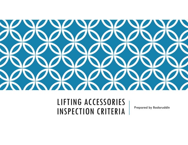 Lifting accessories Inspection | PDF | Auto Repair | Automotive