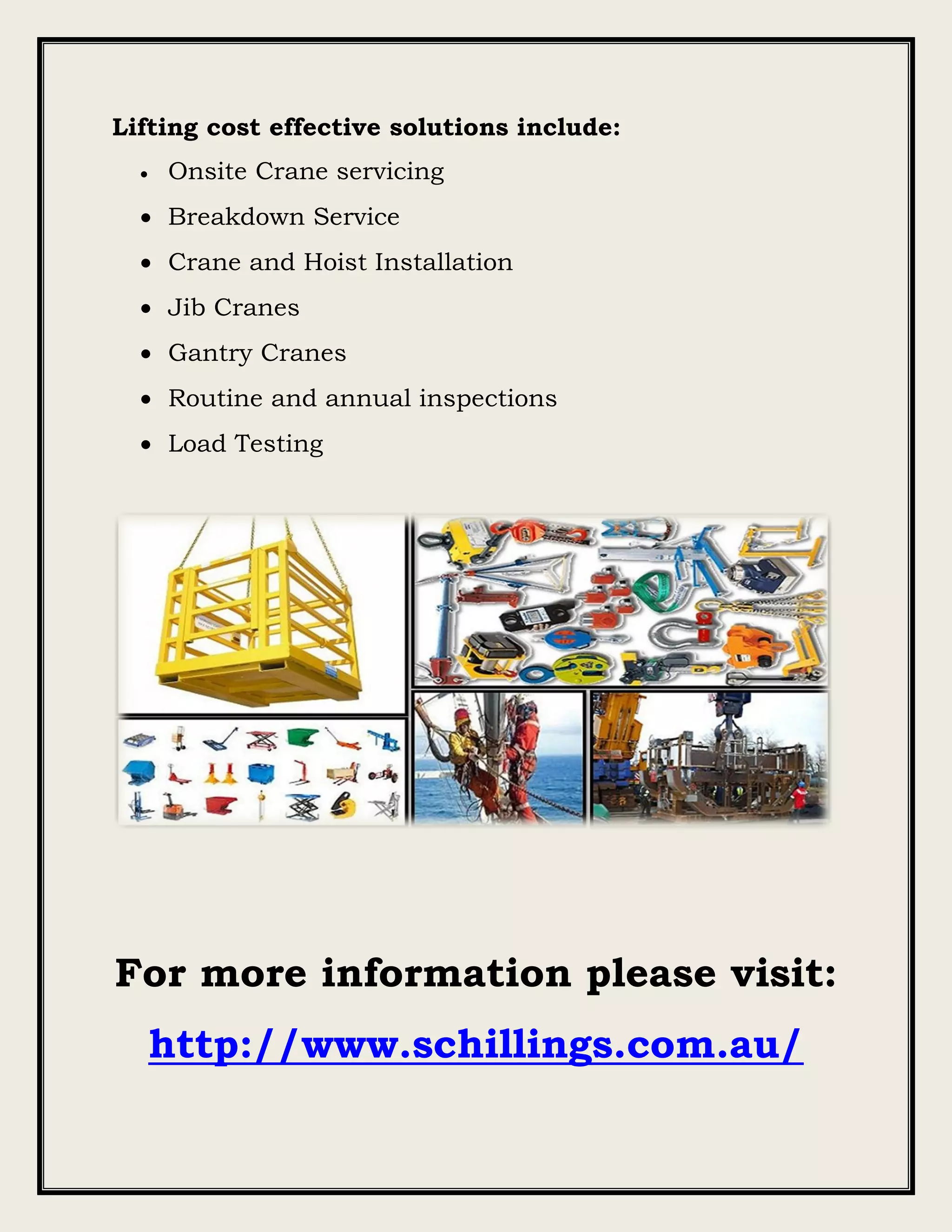 Lifting Equipment Inspection PDF