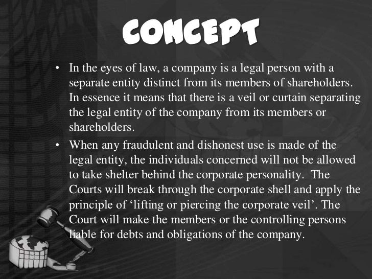 Lifting of corporate veil