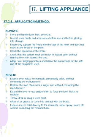 Lifting practices for engineers | PDF