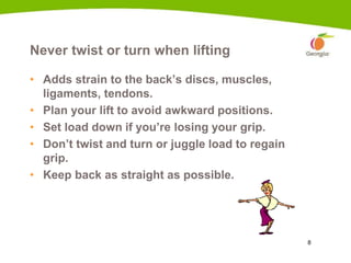 LiftingTechniques Rigging and Lifting Training.ppt