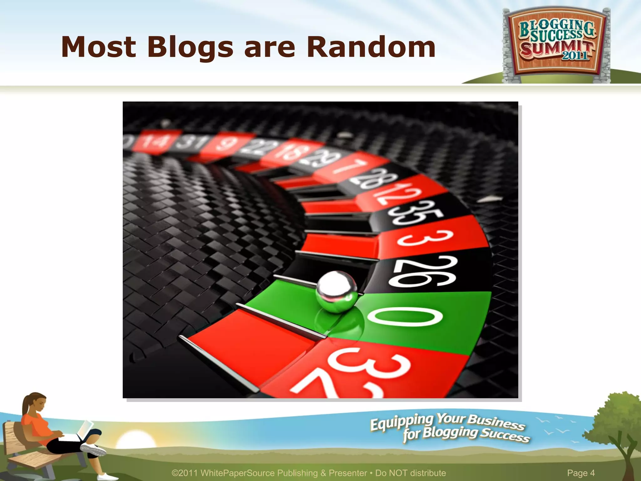 Most Blogs are Random 