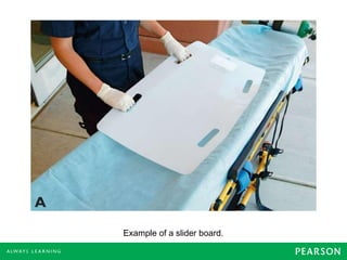 Example of a slider board.
 