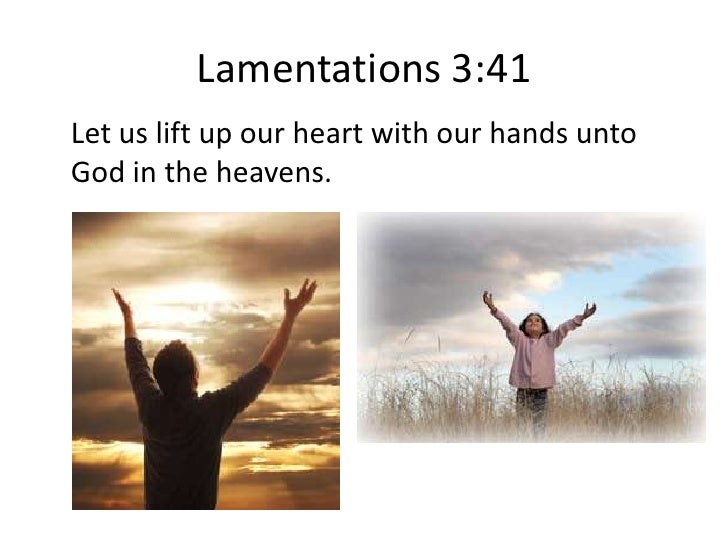 Lifting up holy hands