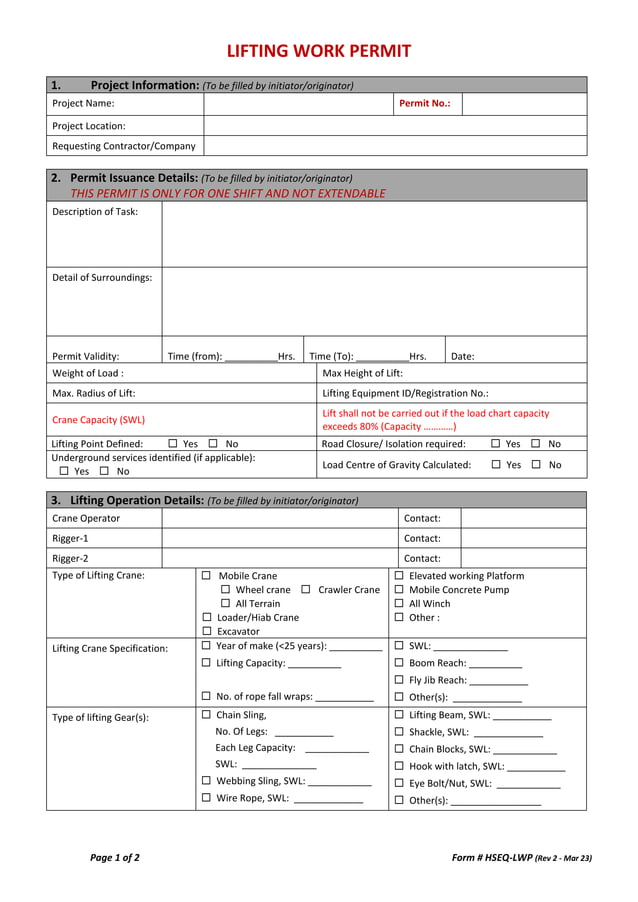 LIFTING WORK PERMIT Form HSEQ LWP Rev 2.docx
