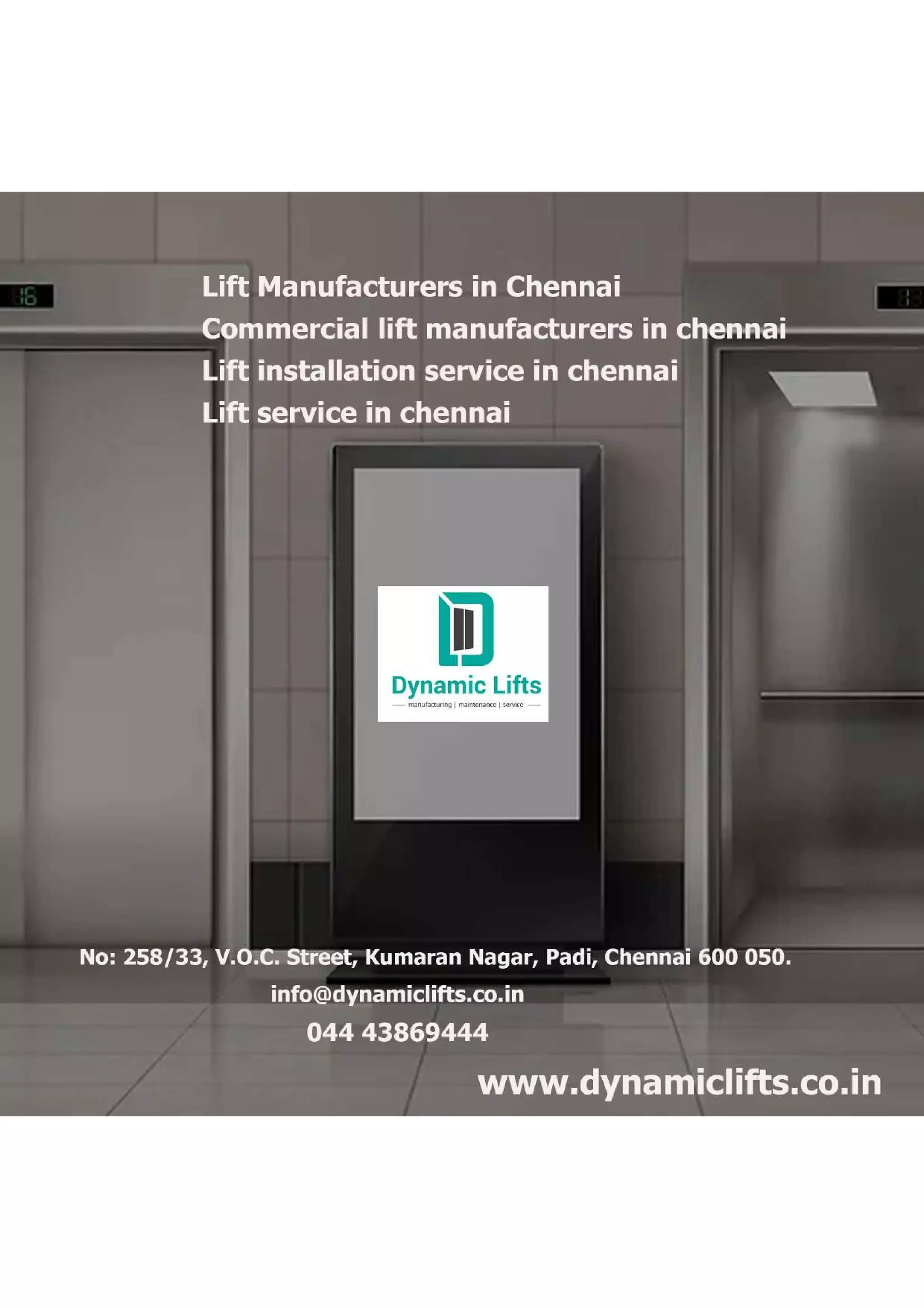 Lift Manufacturers in Chennai.pdf