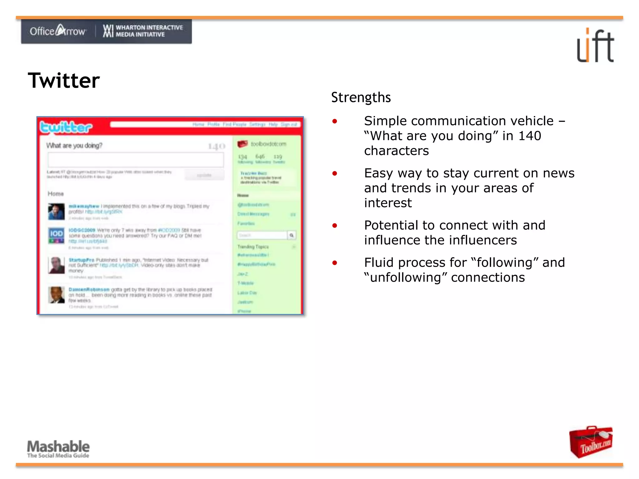 More than 800 advertising partners, including: IBM, HP, Oracle, Microsoft, DellToolbox.com Growth – Registered MembersQ3 20091,659