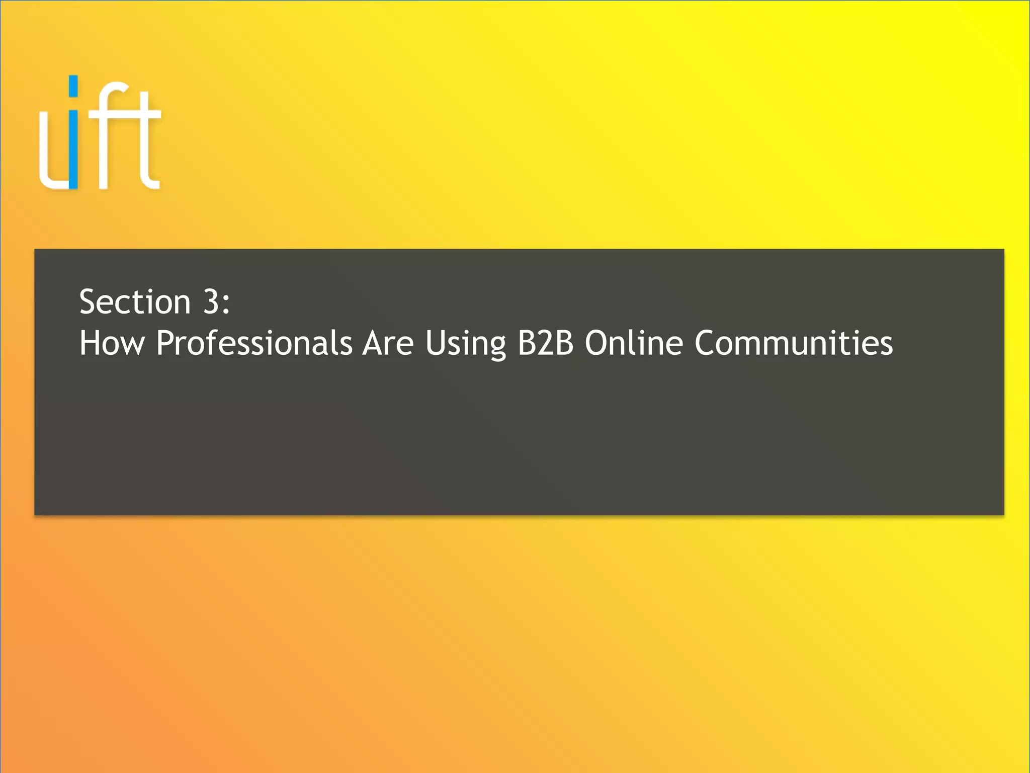 Toolbox.com in the Media SpaceUser-Generated  Content is communication, specific appeal