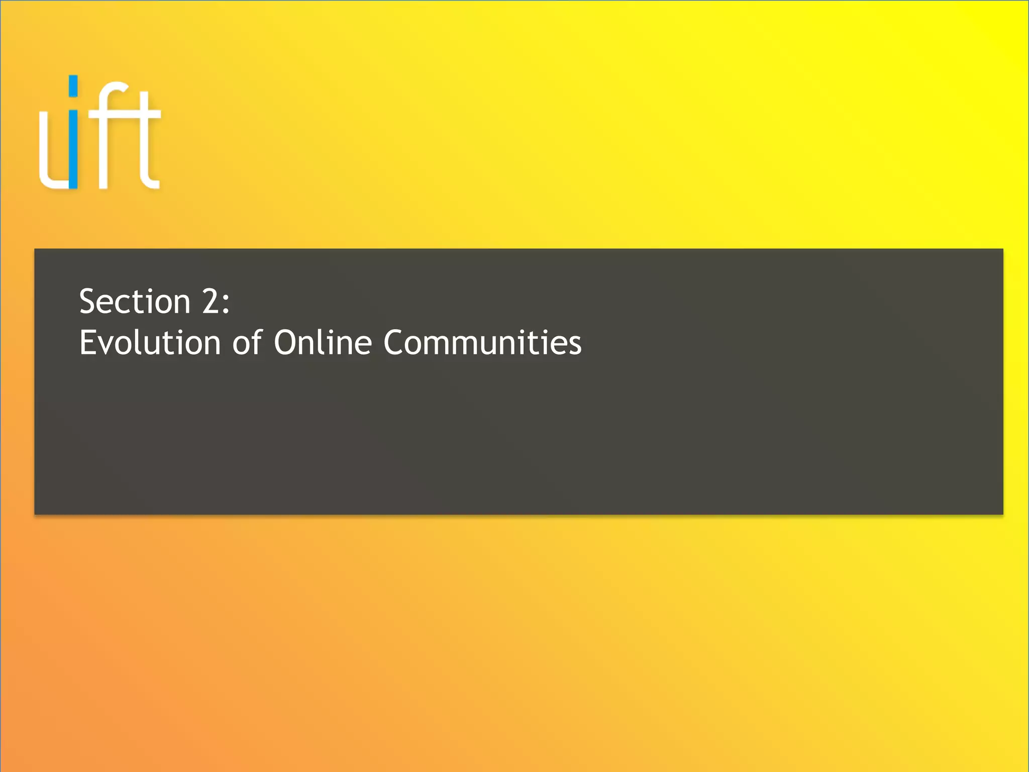 Existing Communities