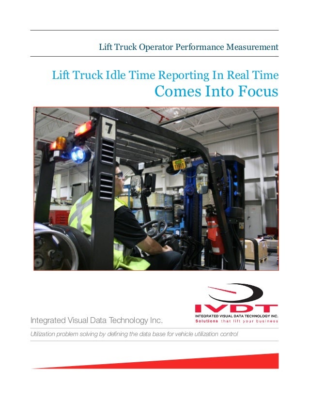 SkidWeigh, lift truck operator performance measurement