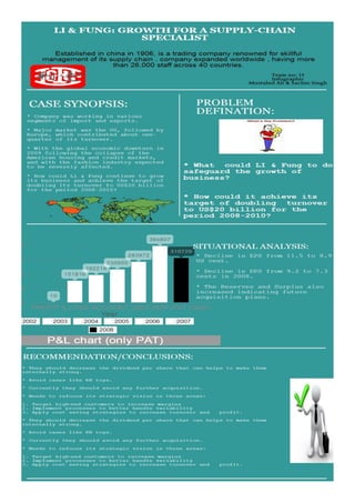 Li & fung, china case study infographic