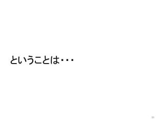 ということは・・・

30

 