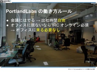 PortlandLabs ΃P` 
 hˤϤǤ rg 
 ե˾ӤʤʤIRC 饤 
2014.11.17 () concrete5 & ꥫWeb  
 եҪʤ 
 