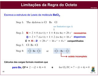 Limitações da Regra do Octeto
                                                                       Prof. Nunes




 Escr...