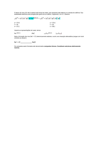 Ligações químicas