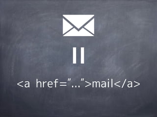<a href= ... >mail</a>
 