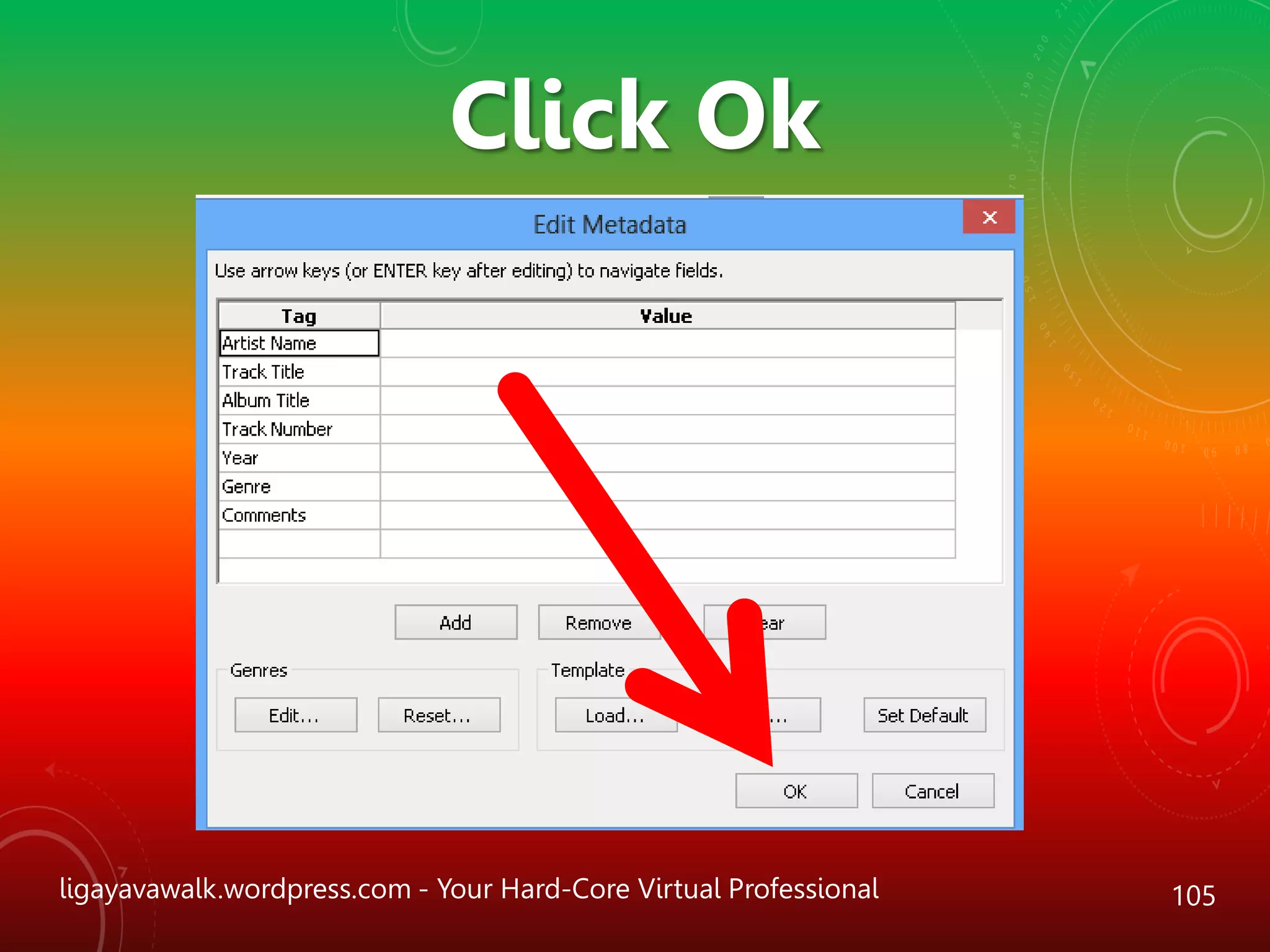 ligayavawalk.wordpress.com - Your Hard-Core Virtual Professional 105
Click Ok
 