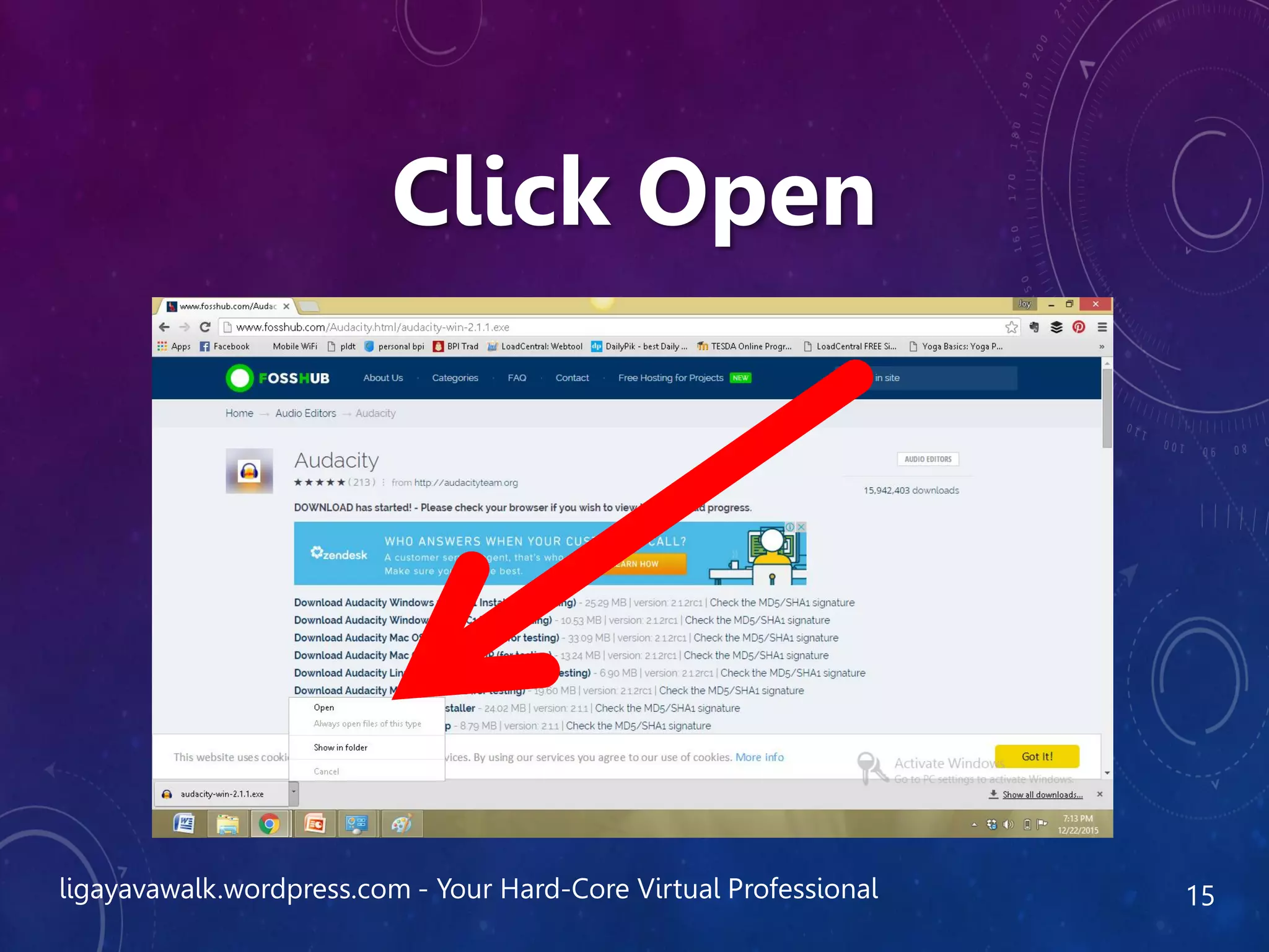 ligayavawalk.wordpress.com - Your Hard-Core Virtual Professional 15
Click Open
 