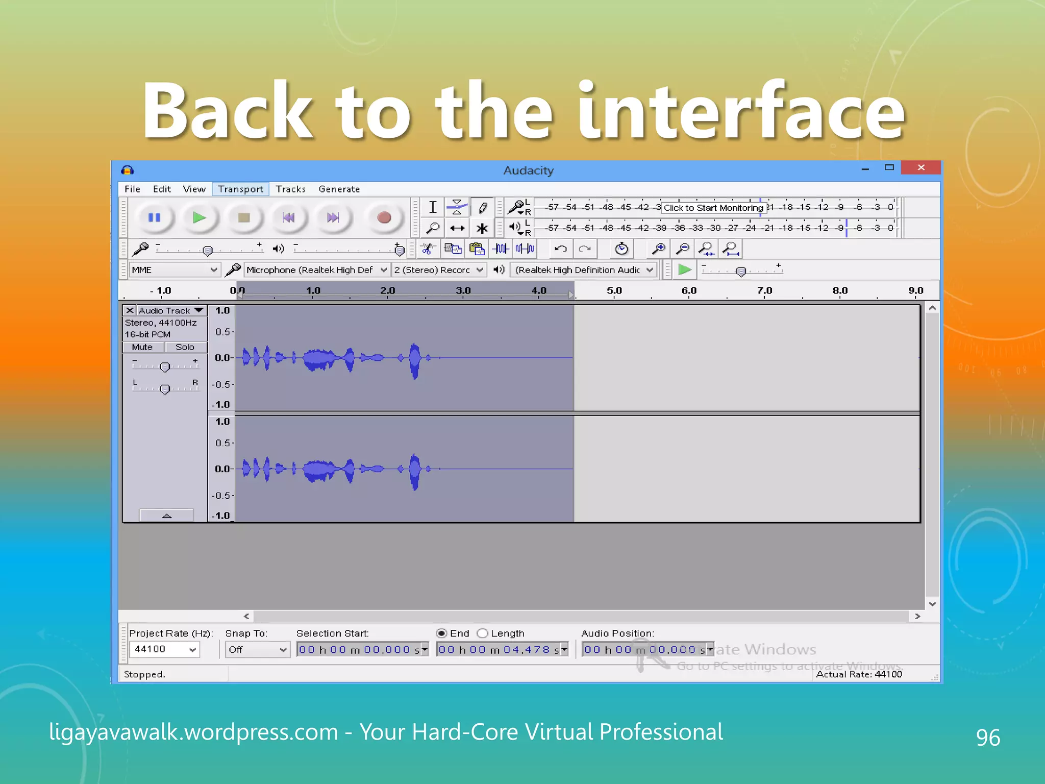 ligayavawalk.wordpress.com - Your Hard-Core Virtual Professional 96
Back to the interface
 