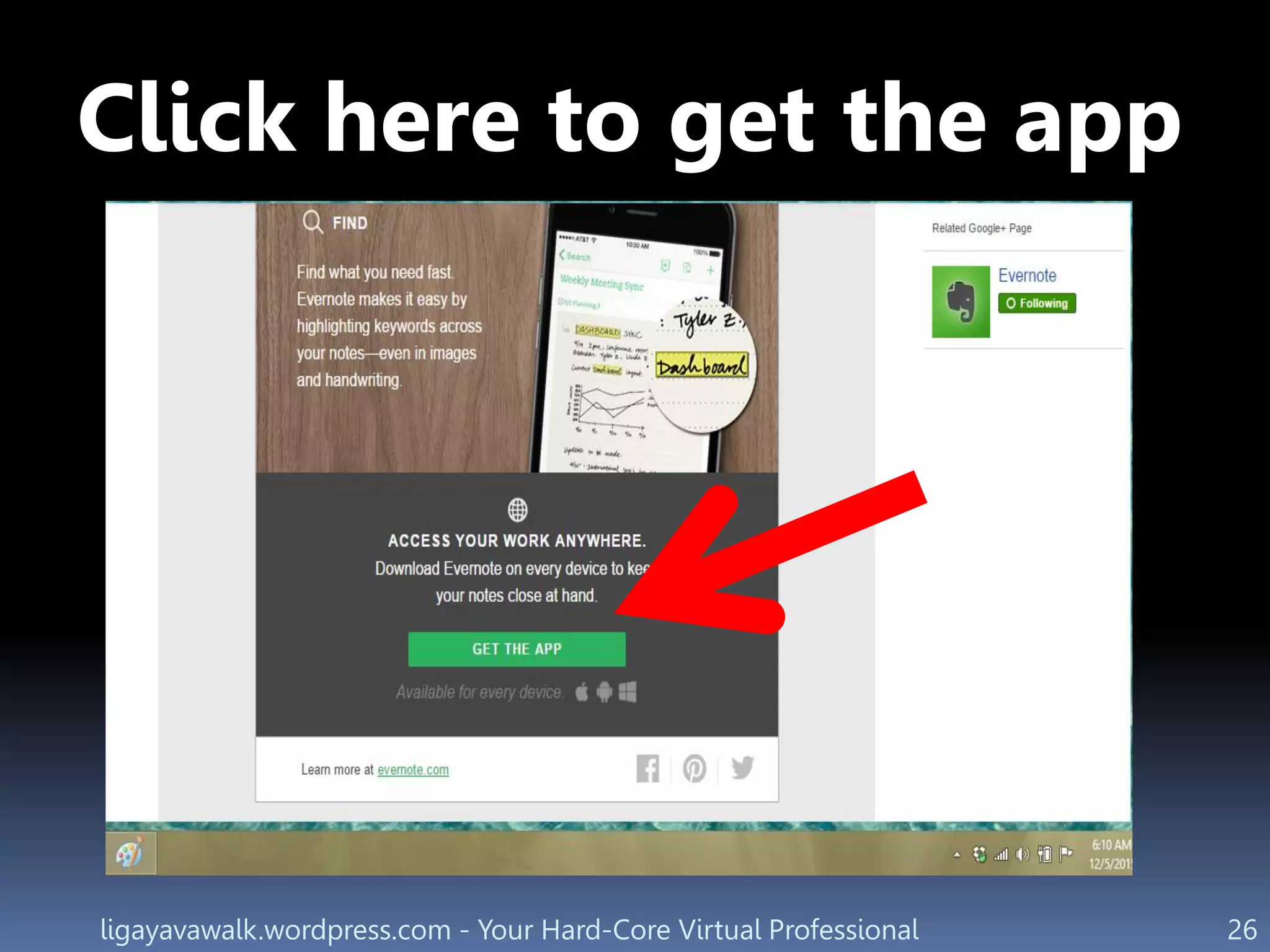 ligayavawalk.wordpress.com - Your Hard-Core Virtual Professional 26
Click here to get the app
 